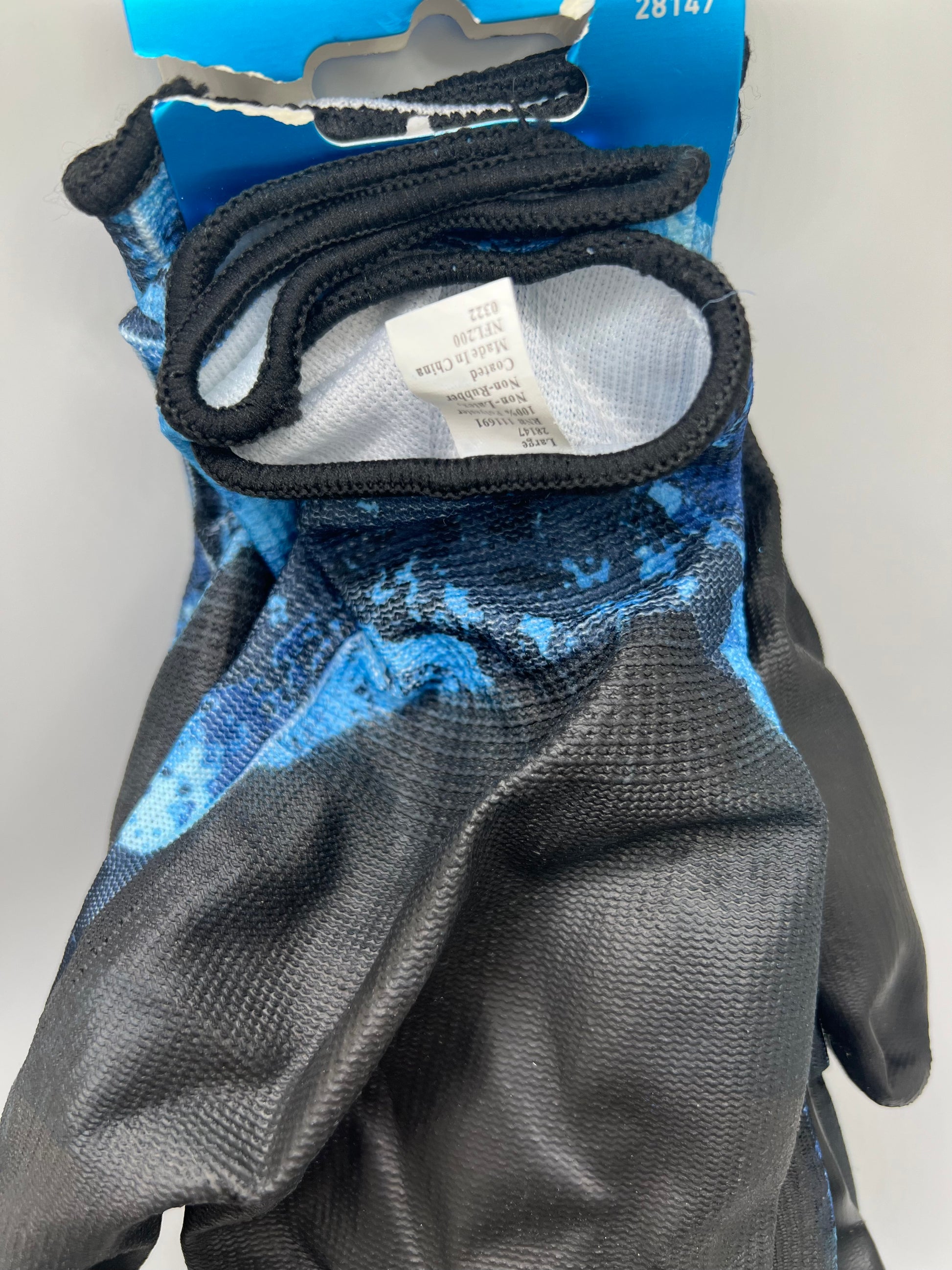 Gorilla Grip Gloves Maximum Grip 3Pair Veil Aqueous Work Gloves Blue –  MizMart
