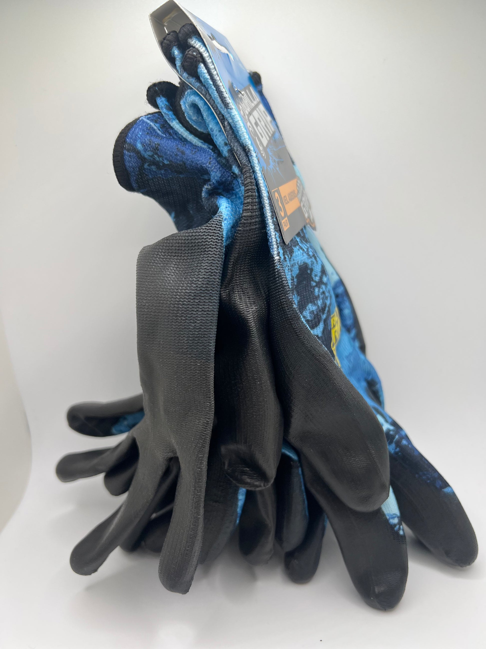 Gorilla Grip Gloves Maximum Grip 3Pair Veil Aqueous Work Gloves Blue –  MizMart
